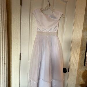 Elegant White Kids Dress size 12